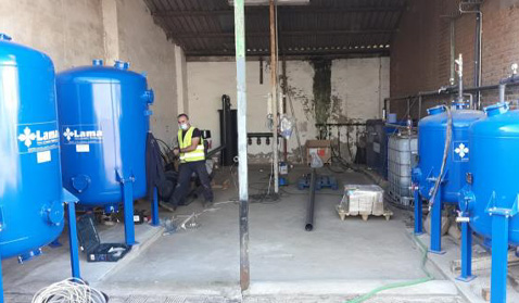 Equipos de bombeo, recirculación y oxidación.